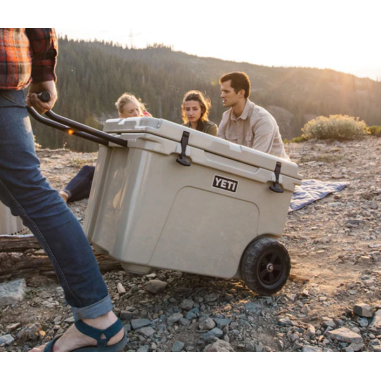 YETI GLACIERE TROLLEY sur roues Tundra Haul 50L soit 45 Canettes Robuste Marron