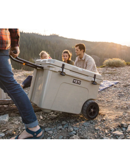 YETI GLACIERE TROLLEY sur roues Tundra Haul 50L soit 45 Canettes Robuste Marron