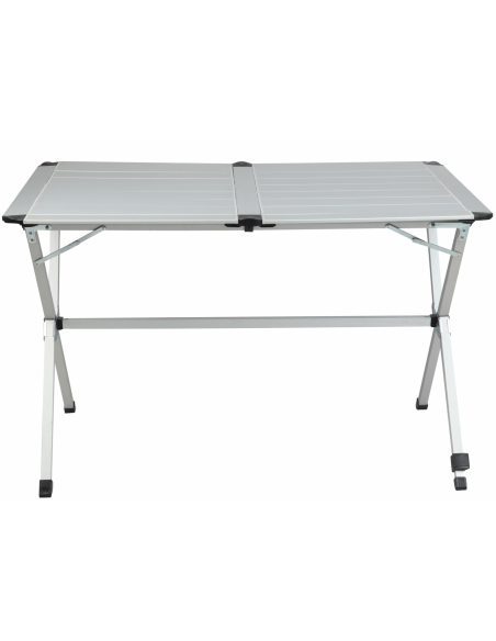 MIDLAND Table pliante Gap Lessaluminium 4 personnes Grise