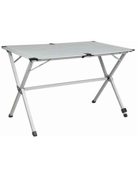 MIDLAND Table pliante Gap Lessaluminium 4 personnes Grise