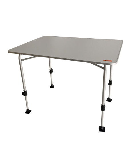 SOPLAIR Table Allégria 2 Personnes Pieds Réglables Camping Car Gris