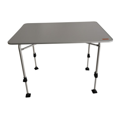 SOPLAIR Table Allégria 2 Personnes Pieds Réglables Camping Car Gris