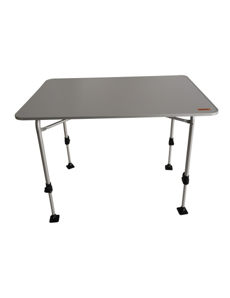 SOPLAIR Table Allégria 2 Personnes Pieds Réglables Camping Car Gris