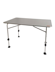 SOPLAIR Table Allégria 4 Personnes Pieds Réglables Camping Car Gris