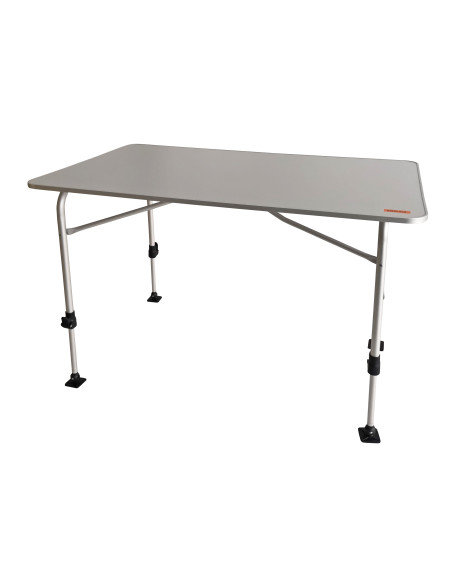 SOPLAIR Table Allégria 4 Personnes Pieds Réglables Camping Car Gris