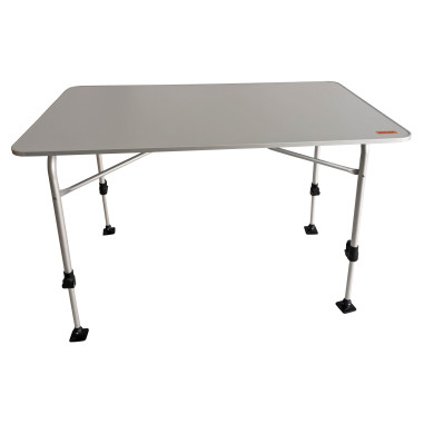 SOPLAIR Table Allégria 4 Personnes Pieds Réglables Camping Car Gris