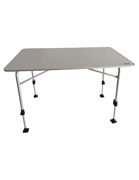 SOPLAIR Table Allégria 4 Personnes Pieds Réglables Camping Car Gris