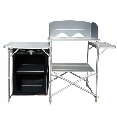 BAYASUN Meuble Cuisine et Rangement 2 étagères Camping Car