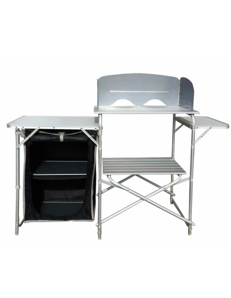 BAYASUN Meuble Cuisine et Rangement 2 étagères Camping Car