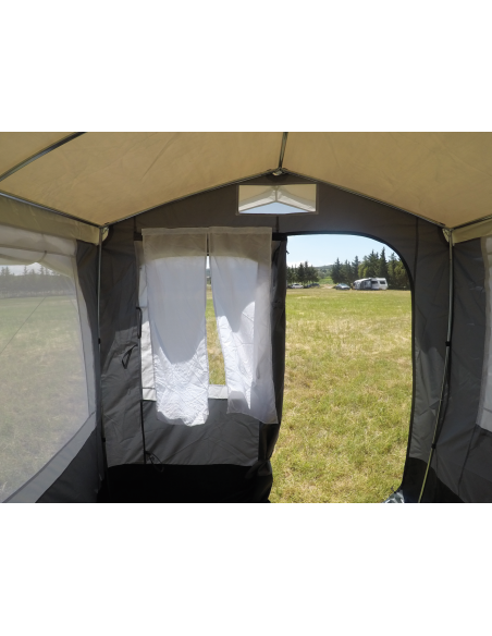 SOPLAIR Abri Extérieur Eldorado 200 x 150 cm Fenêtres avec Moustiquaires Camping