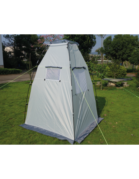 BAYASUN Abri Éxtérieur Elysée Multifonctionnel 140 x 140 cm Fenêtre Porte Zippée Camping