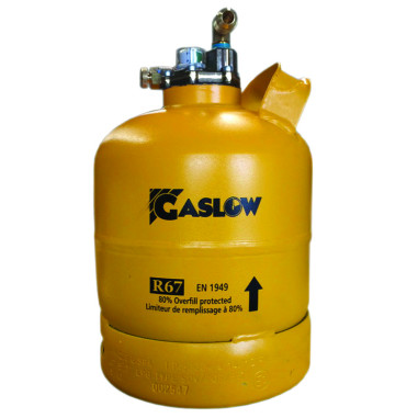 GASLOW Réservoir GPL rechargeable R67 2,7kg Camping Car