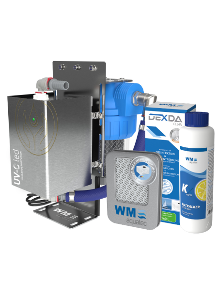 WM AQUATEC Kit Unite UV-C Led 12V Avec Filtre A Charbon