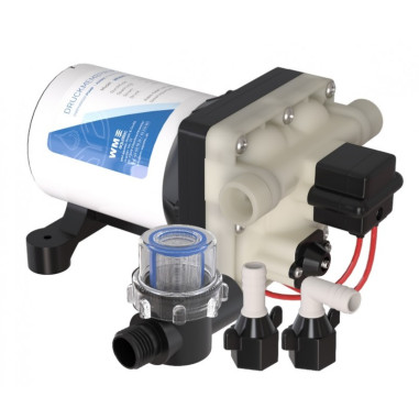 Pompe À Pression 12 VDC Avec Bypass, Membrane et Pressostat AQUATEC