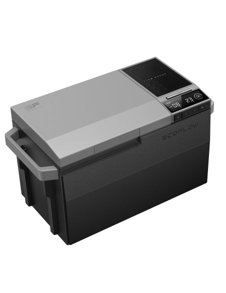 ECOFLOW Glacière Electrique 38L Batterie Additionnelle et Machine à Glaçons Camping