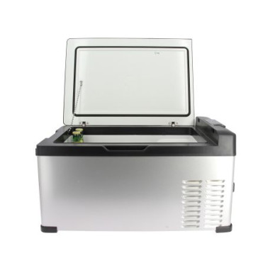 Pack EZA Glacière A Compression 25L 12/24/230 Volts Portable Camping-Car Bateau Voiture + Adaptateur 12/220 Volts Pour Glacière