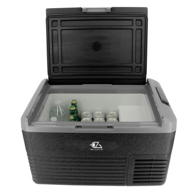 Pack EZA Glacière Compression 40L Camping-Car Bateau Voiture + Adaptateur 12/220 Volts