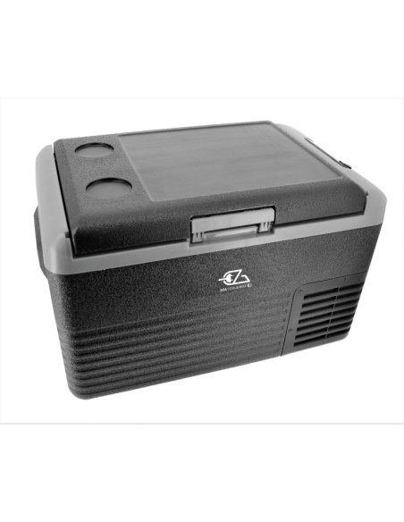 Pack EZA Glacière Compression 40L Camping-Car Bateau Voiture + Adaptateur 12/220 Volts