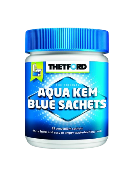 Pack 4 THETFORD Aqua-Kem Bleu x 15 Sachets Traitement Des Matières