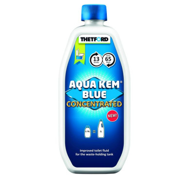 Pack 4 THETFORT Aqua-Kem Concentré Bleu Pour Toilette Portable Camping