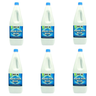 Pack 6 THETFORD Aqua-Kem Bleu Additif Sanitaire Toilette Portable Camping