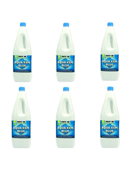Pack 6 THETFORD Aqua-Kem Bleu Additif Sanitaire Toilette Portable Camping