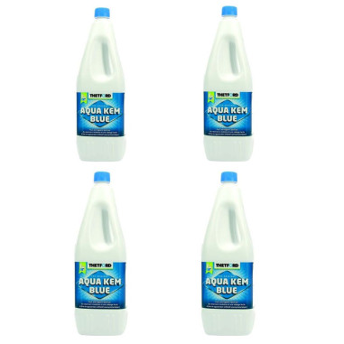 Pack 4 THETFORD Aqua-Kem Bleu Additif Sanitaire Toilette Portable Camping