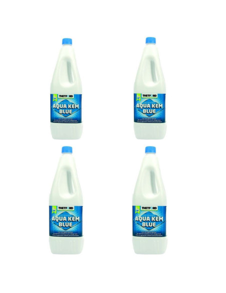 Pack 4 THETFORD Aqua-Kem Bleu Additif Sanitaire Toilette Portable Camping