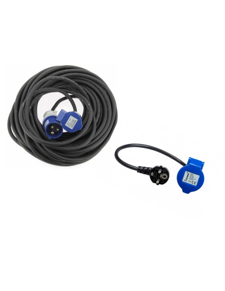 Pack HABA Rallonge Néoprène CEE 17 30 m x 1.5mm2 Raccordement+ HABA Rallonge Néoprène CEE 17 30 m x 1.5mm2 Raccordement