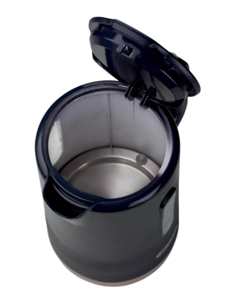 ARIETE Bouilloire Noire 1.7L 2200W Socle sans fil 360° Arrêt Automatique
