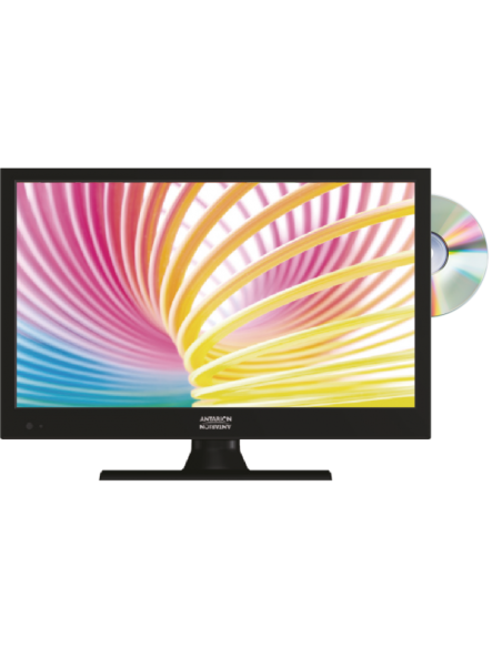 ANTARION TV LED 16" 40cm Télévision HD TNT Camping 12V DVD intégré
