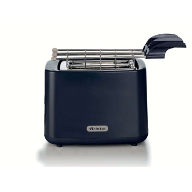 Pack ARIETE Bouilloire 1.7L 2200W Socle Sans Fil 360° + Grille-pain 2 Fentes 7 Niveaux De Brunissage Noir