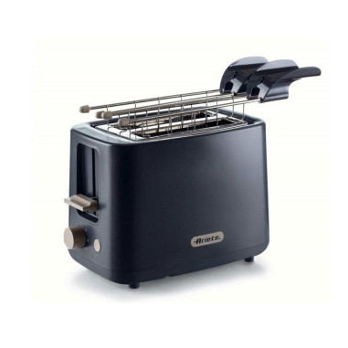 Pack ARIETE Bouilloire 1.7L 2200W Socle Sans Fil 360° + Grille-pain 2 Fentes 7 Niveaux De Brunissage Noir