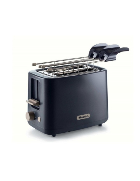 Pack ARIETE Bouilloire 1.7L 2200W Socle Sans Fil 360° + Grille-pain 2 Fentes 7 Niveaux De Brunissage Noir