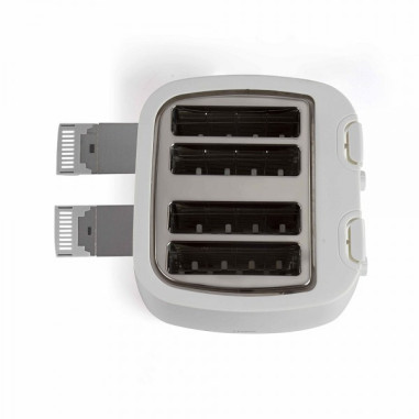 LIVOO Grille-Pain Toaster Blanc 750W 4 Fentes