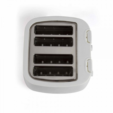 LIVOO Grille-Pain Toaster Blanc 750W 4 Fentes