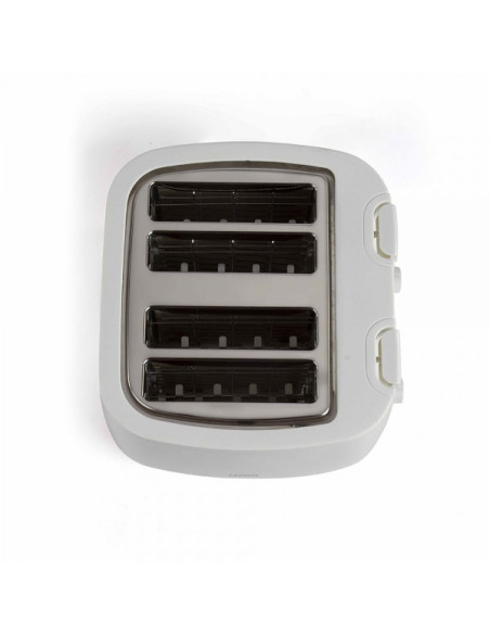 LIVOO Grille-Pain Toaster Blanc 750W 4 Fentes