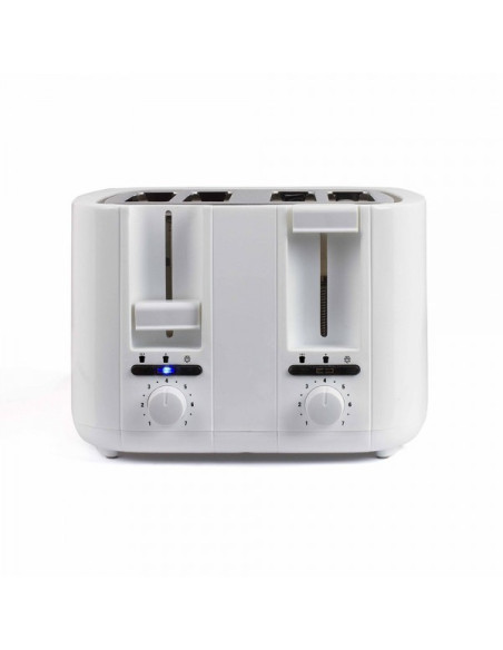 LIVOO Grille-Pain Toaster Blanc 750W 4 Fentes
