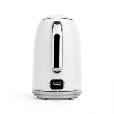 LIVOO Bouilloire 1.7L Rétro 2200W Grille-pain 2 Fentes Multifonction 6 Niveaux Rétro Blanc