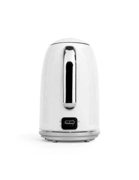 LIVOO Bouilloire 1.7L Rétro 2200W Grille-pain 2 Fentes Multifonction 6 Niveaux Rétro Blanc