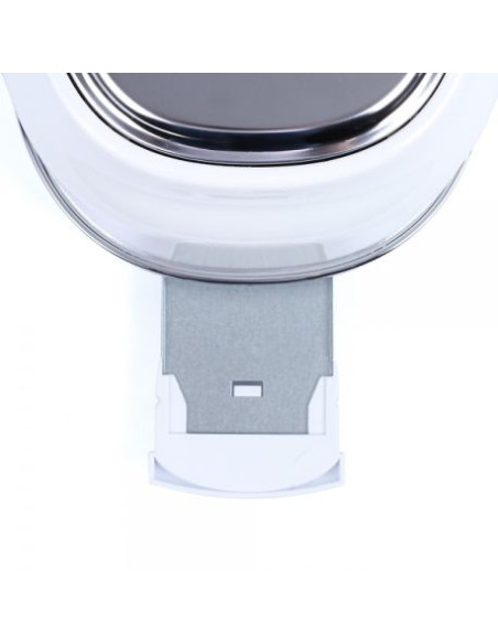 LIVOO Bouilloire 1.7L Rétro 2200W Grille-pain 2 Fentes Multifonction 6 Niveaux Rétro Blanc