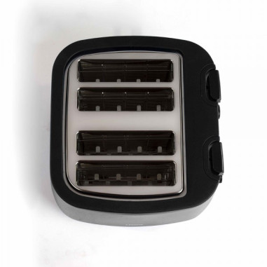 Pack LIVOO Cafetière Filtre 1.5 900W + Grille-Pain4 Fentes 7 Positions Tiroir Ramasse-miettes Noir