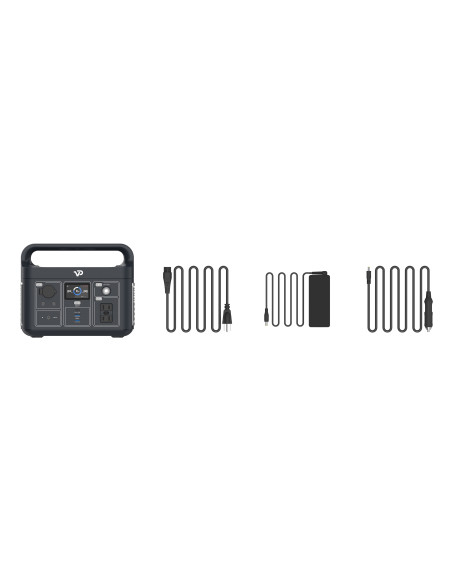 VIGORPOOL Batterie Powerstations Lake 300 300W Projecteur LED Intégré Camping-Car