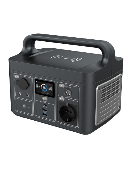 VIGORPOOL Batterie Powerstations Lake 300 300W Projecteur LED Intégré Camping-Car