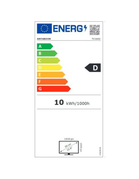 PACK ANTARION TV LED 16" 40cm Télévision Support TV Camping car 180° Bras en Aluminium Charge max 15kg