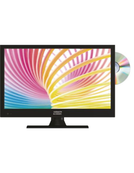 PACK ANTARION TV LED 16" 40cm Télévision HD TNT Support TV Camping car 180° Bras en Aluminium Charge max 15kg