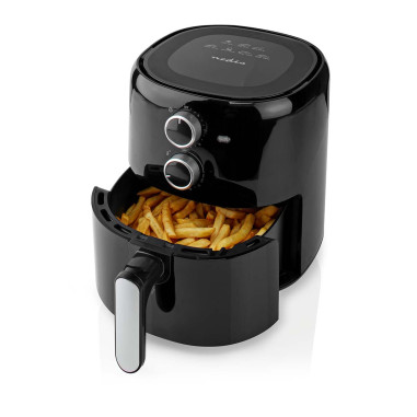 NEDIS Friteuse à air chaud 3l 1500w noir Air Fryer KAAF130BK