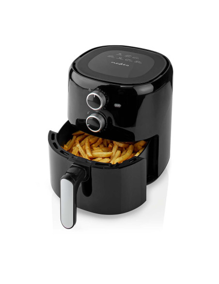 NEDIS Friteuse à air chaud 3l 1500w noir Air Fryer KAAF130BK
