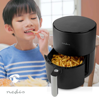 NEDIS Friteuse 1.5l 1500w noir Air fryer KAAF140BK