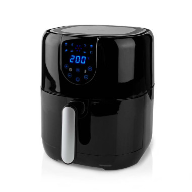 NEDIS KAAF150BK Air Fryer 4L Minuteur 60 min 8 Programmes
